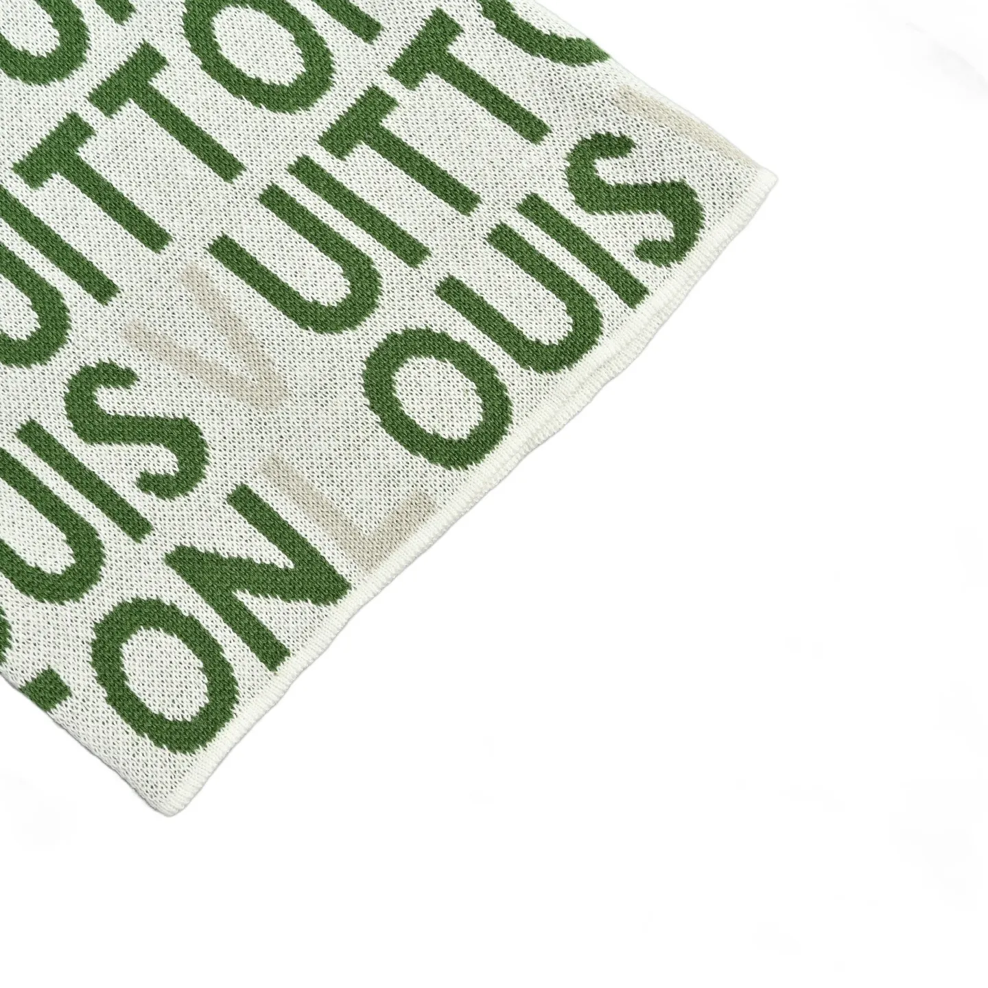 Louis Vuitton/Louis Vuitton 26ss barrage letter jacquard knitted short sleeves